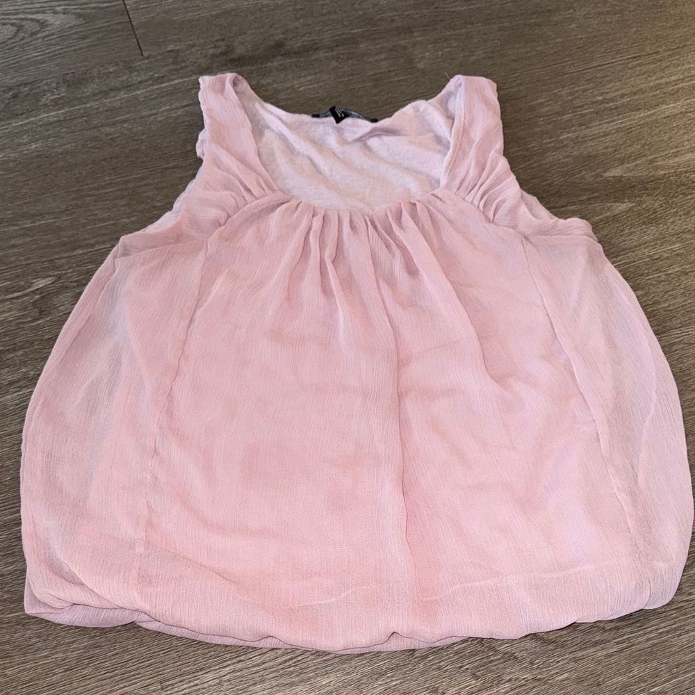 Pink Sleeveless Women’s Blouse